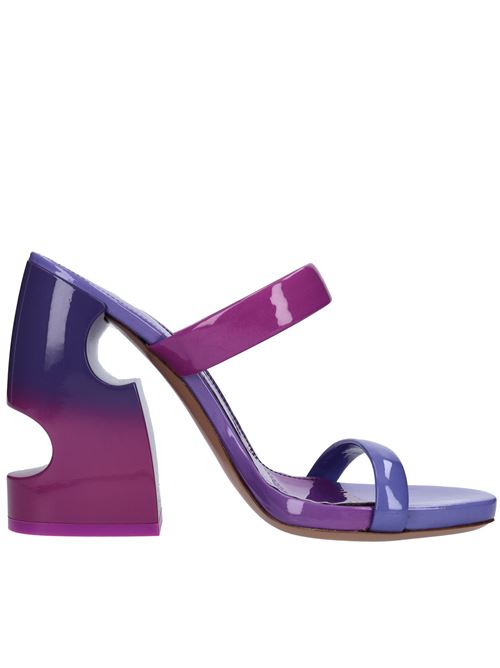 Mules in vernice OFF-WHITE | 0WIJ029S23LEA0023235VIOLA
